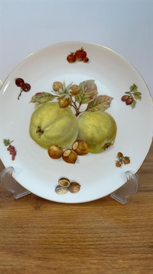 Vintage Bavarian Fruit and Nut Plates | Seltmann Weiden Bavaria Luncheon Plate SET OF 2 view 5