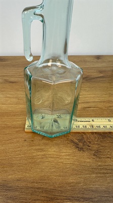 Mod Dep Octagonal Glass Decanter Cruet Bottle 250ml | Oil, Vinegar, and Dressing Dispenser view 6