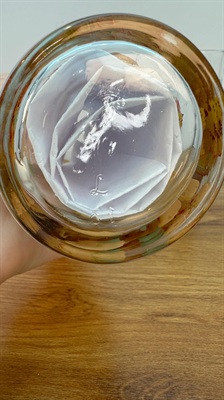 Libbey Crisa Fall Leaf Autumn Drinking Glasses  -SET OF 2 view 8