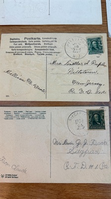 Vintage POSTMARKED Early 1900's Postcards- Set of 5 view 4