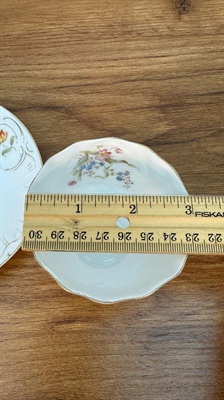 Beautiful Vintage Teacup and Saucer | Demitasse Floral Teacup Embossed with Gold Accents | Rare Find view 9