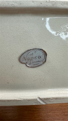 Vintage Napco Santa in Chimney Planter -1950's MMC Christmas Decor view 10