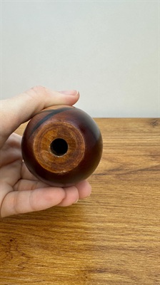 Vintage Daruma Kokeshi Doll -Traditional Wooden Handcrafted Japanese Figure- Zen, Good Luck Perseverance view 8