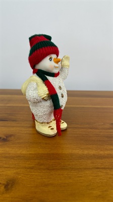 Vintage Snowman -Adorable Retro Christmas Decoration view 2