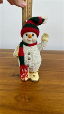 Vintage Snowman -Adorable Retro Christmas Decoration view 7
