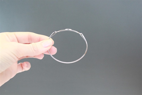 Vintage Scottish Sterling Silver Kit Heath Bangle | Charles Rennie Mackintosh Style | Silver Bangle Bracelet- 925 view 2