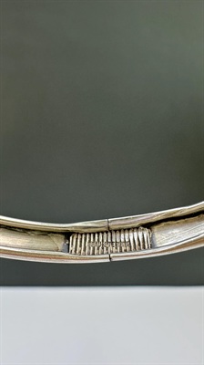 Vintage BEAU Sterling Silver Bangle Bracelet- 925 view 7