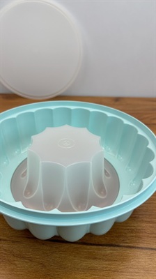 Vintage Ice Blue Tupperware Jello Mold | Jell-O, Jel-Ring | Like New Condition view 8