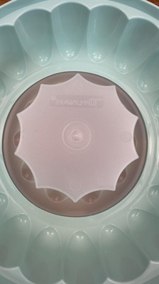 Vintage Ice Blue Tupperware Jello Mold | Jell-O, Jel-Ring | Like New Condition view 9