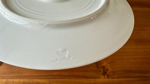 Antique Nippon Gold Embossed Tiered Serving Tray | Gold Hand- Painted Dish view 8