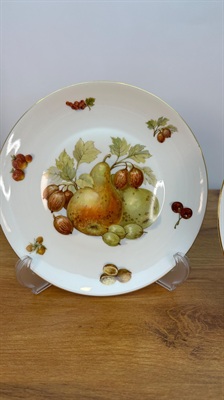 Vintage Fruit and Nut Plates | Seltmann Weiden Bavarian Luncheon Plate SET OF 2 view 4