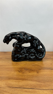 Vintage Mid Century Black Panther TV Lamp | MCM Panther Light- 1950's view 2