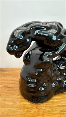 Vintage Mid Century Black Panther TV Lamp | MCM Panther Light- 1950's view 4