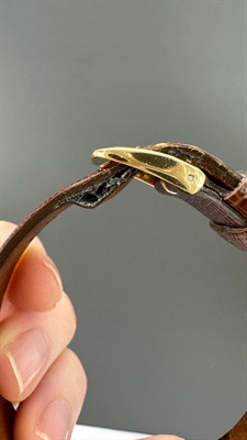 Vintage Seiko Quartz V700-5K30 Tank Watch Gold Tone with Champagne Dial- 1990's view 5