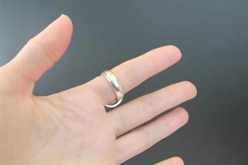 Vintage Handmade Sterling Silver Ring | Sunstone, Pearl, Garnet | Sculptural Art Statement Ring view 8