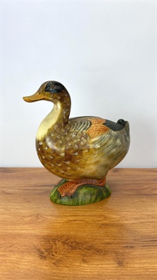 Vintage Ceramic Mallard Duck - Hand-Painted Made in Italy view 1