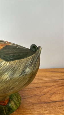 Vintage Ceramic Mallard Duck - Hand-Painted Made in Italy view 5