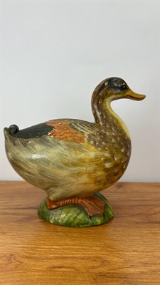 Vintage Ceramic Mallard Duck - Hand-Painted Made in Italy view 8