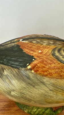 Vintage Ceramic Mallard Duck - Hand-Painted Made in Italy view 9