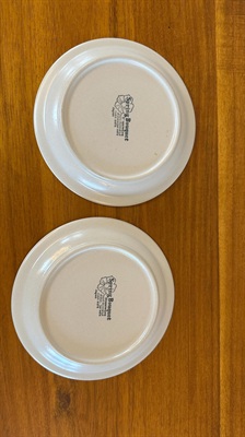 Vintage Spring Bouquet bread/salad plates 1970's Stoneware Japan 6" Plate SET OF 2 view 5