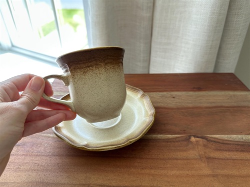 Vintage Mid Century Modern Tea Cup and Saucer- Mid Century Modern Mikasa Japan view 9