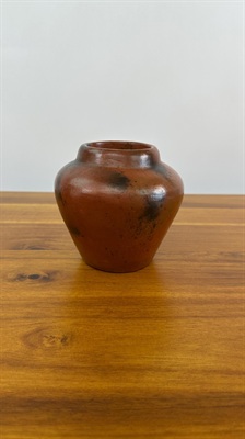 Vintage Handmade Earthenware Pottery Vase -  Sasak Clay Pot Handcrafted  in Indonesia view 9