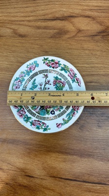 Vintage Bone China Teacup and Saucer | Royal Grafton Indian Tree Pattern view 9