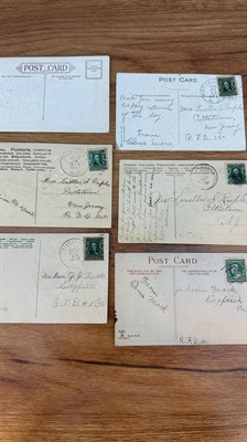 Vintage POSTMARKED Early 1900's Postcards- Set of 5 view 3