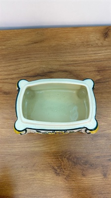 Vintage Jewelry Trinket Box | Portuguese Keepsake Box | Hand Painted Signed Made in Portugal view 6