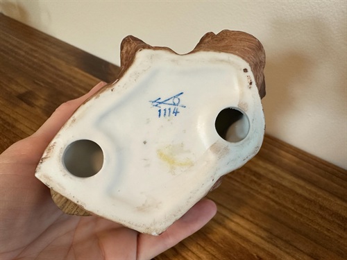 Vintage 1970's Ceramic Owl - Forest Woodland Home Decor view 3