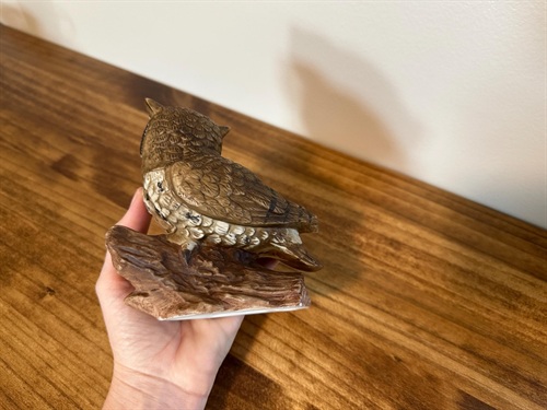 Vintage 1970's Ceramic Owl - Forest Woodland Home Decor view 7