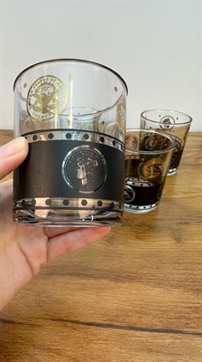 Vintage MCM Lowball Glasses (Set of 4) – Coins of the World Barware view 6