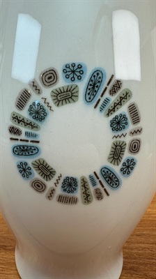 Vintage Temporama Coffee Tea Pot Canonsburg Pottery Atomic 60's -  NO LID view 5