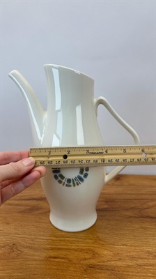 Vintage Temporama Coffee Tea Pot Canonsburg Pottery Atomic 60's -  NO LID view 7