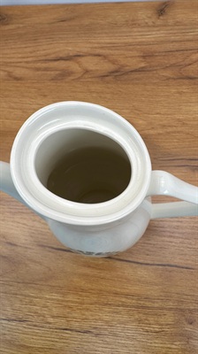 Vintage Temporama Coffee Tea Pot Canonsburg Pottery Atomic 60's -  NO LID view 9