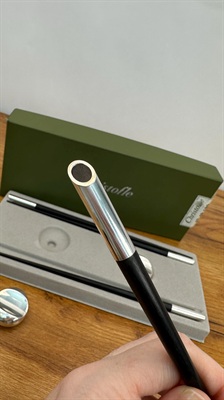 Vintage Christofle Chopsticks with Chopstick Rests | Silver- Plated Ebony Wood SET OF 2 view 10