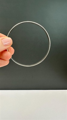 Vintage Danecraft Fletch & Co. Sterling Silver Bangle Bracelet | Art Deco Design 1940's view 8